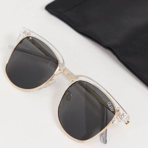Quay Evasive Retro Square Sunglasses Polarized